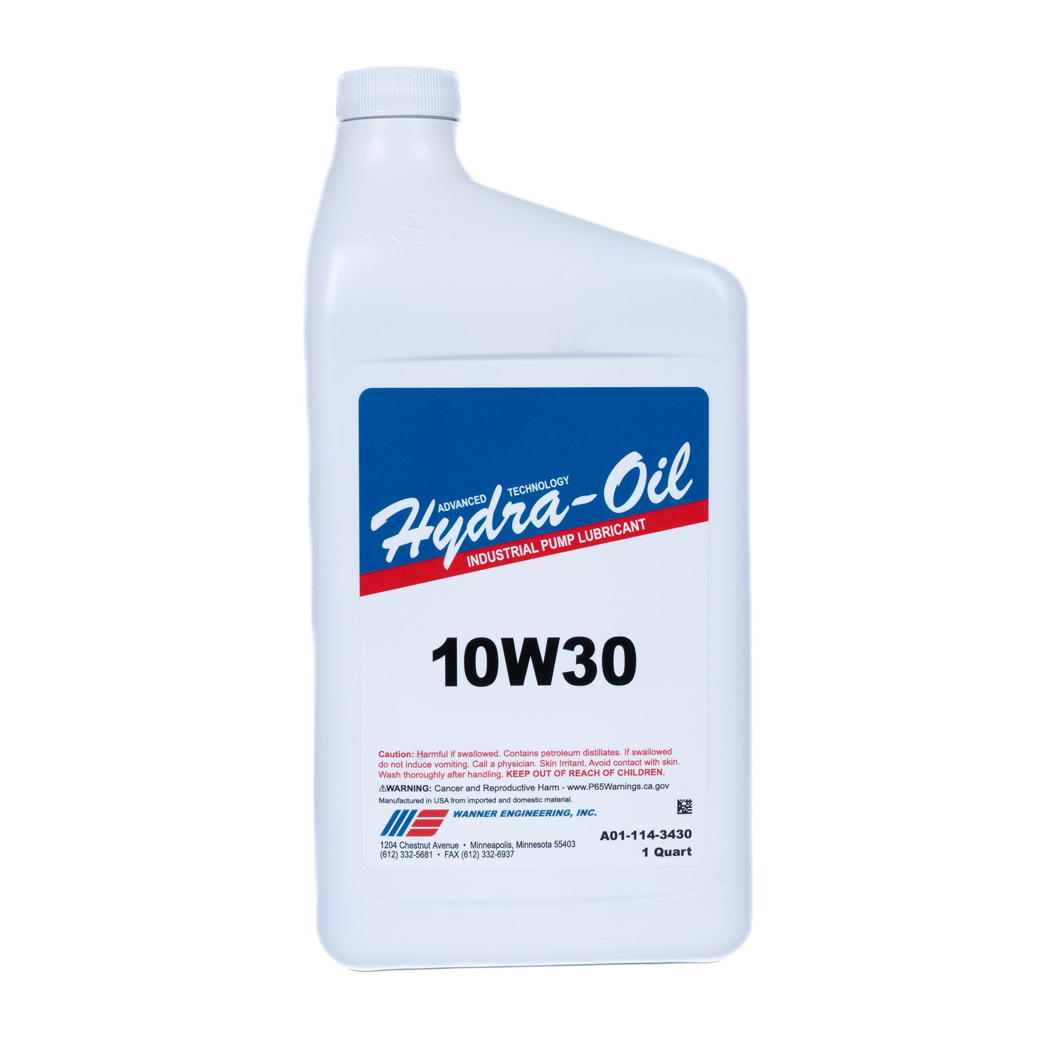 10W30 hydraulic oil front